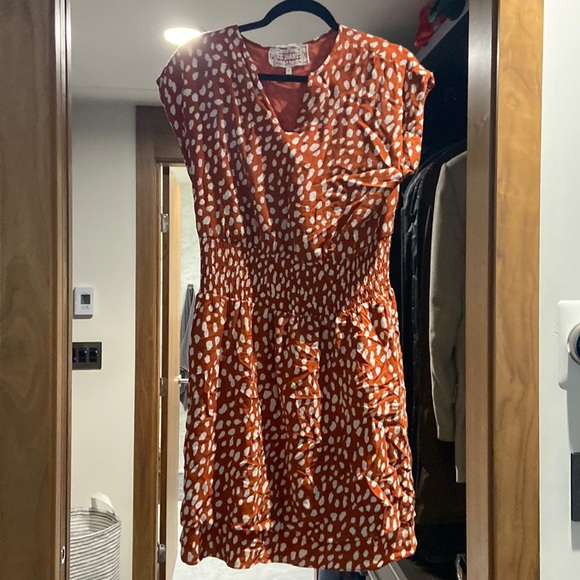 Pink martini orange summer dress - Picture 2 of 5